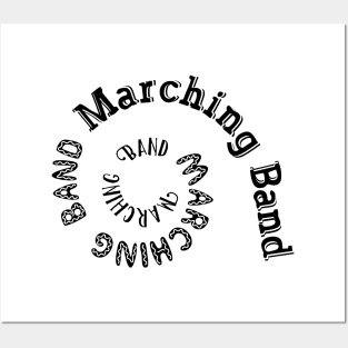 Marching Band Spiral Posters and Art